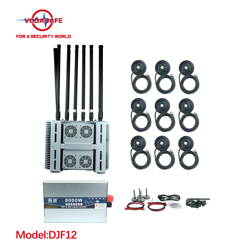 Vodasafe DJF12: Sistema de defesa anti-drone de interferência e bloqueio de 12 canais