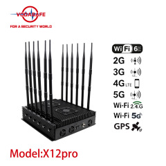 6-10W / диапазон 12 антенн Jammer 2g 3G 4G WiFi Lo...