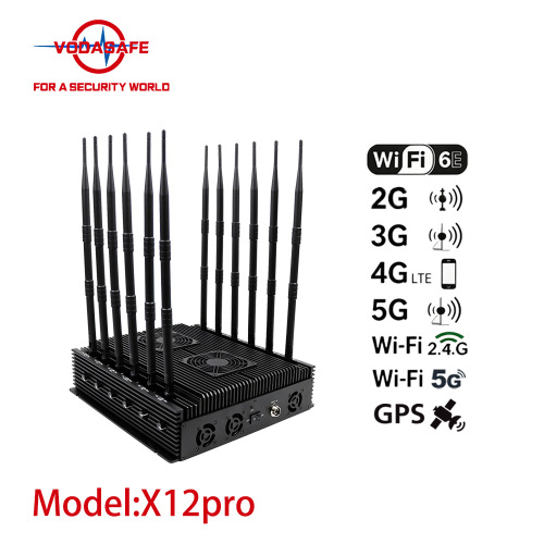 6-10W / диапазон 12 антенн Jammer 2g 3G 4G WiFi Lojack GPS Long Range