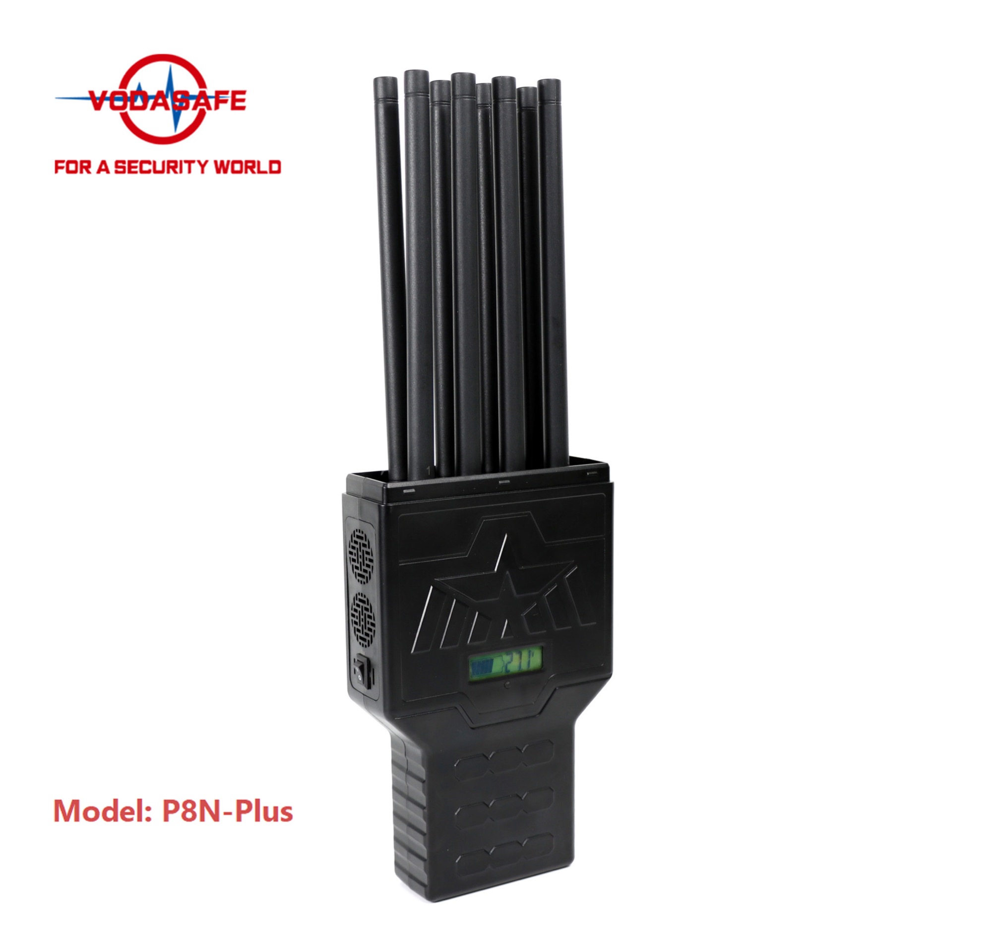 Vodasafe P8N-Plus: 28W High-Power Handheld 8-Band Signal Jammer