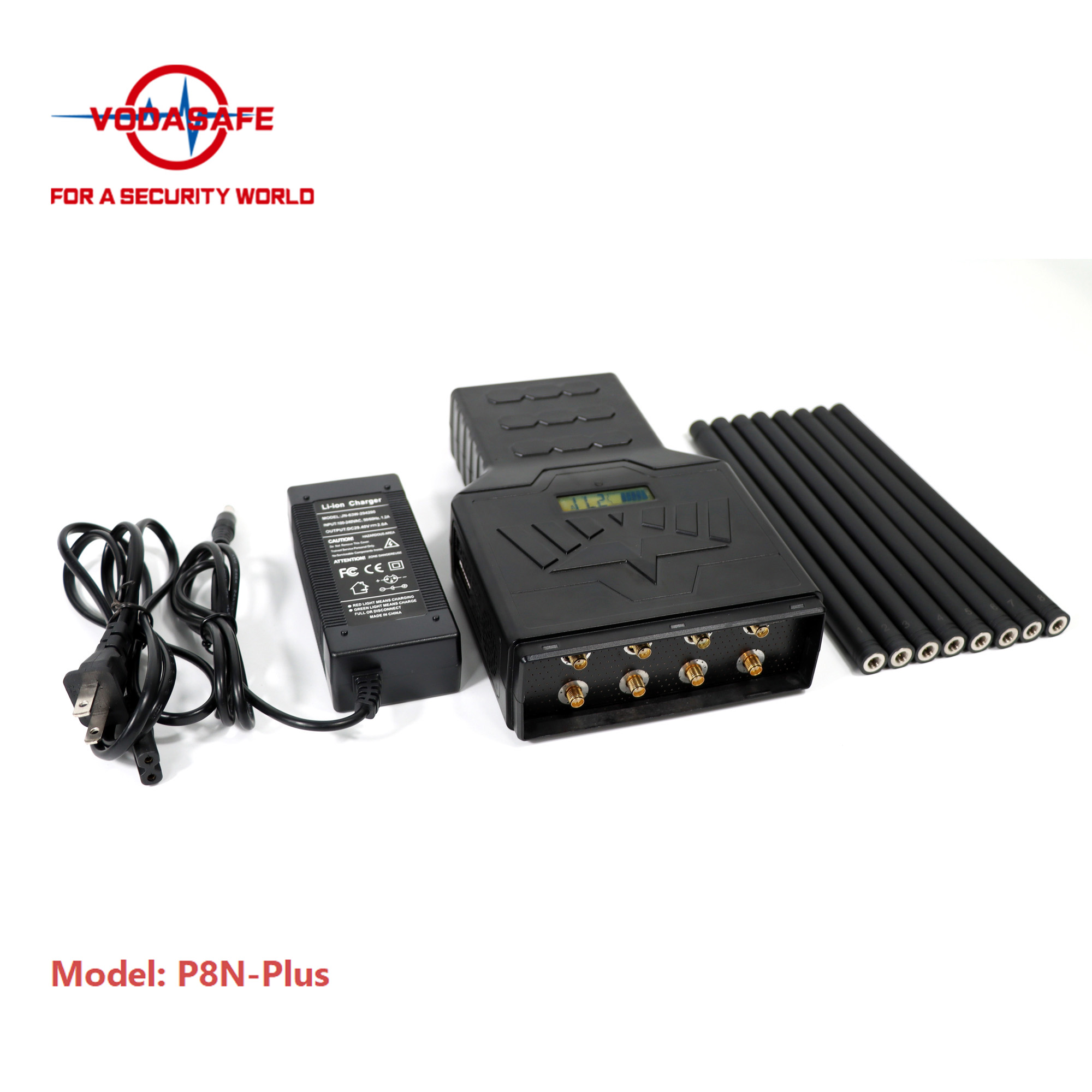 Vodasafe P8N-Plus: 28W High-Power Handheld 8-Band Signal Jammer