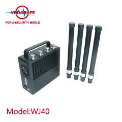 Vodasafe WJ40: Bloqueador portátil de alta potência 40W banda completa para sinal Wi-Fi e câmeras sem fio