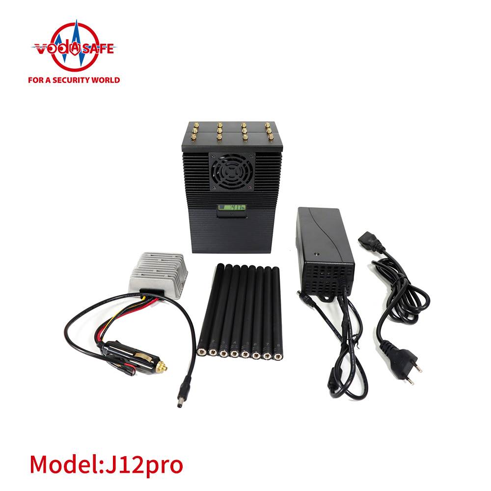 Vodasafe J12Pro Новый Мощный Ручной Глушитель Сигнала 12 Антенн