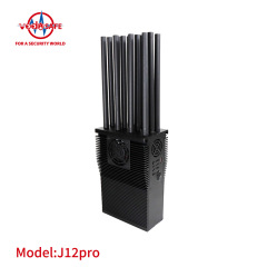 Vodasafe J12Pro Новый Мощный Ручной Глушитель Сигнала 12 Антенн