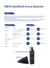 Détection de drone portable HB1D