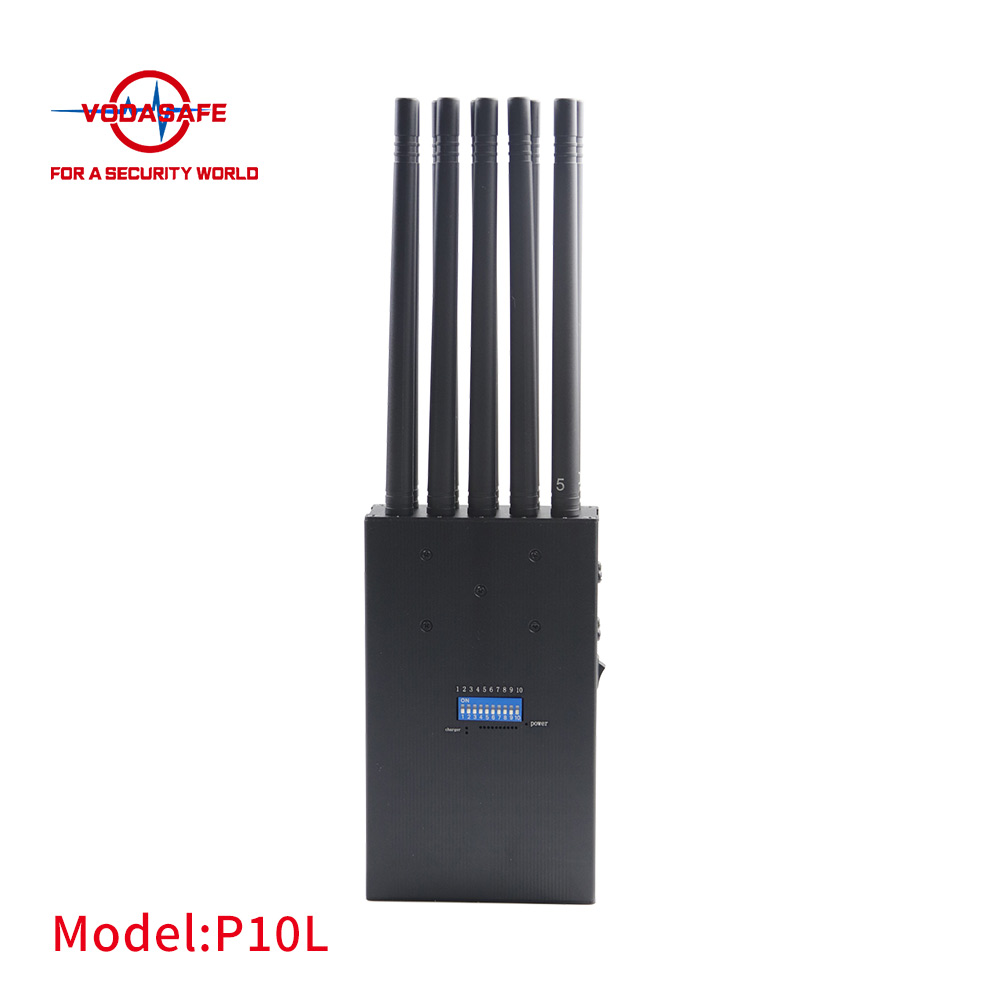 High Power 10Bands Portable Cellphone Jammer/Blocker 