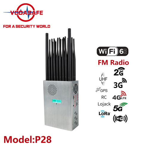 Bloqueador de señal multibanda global Vodasafe P28 – Redefine la seguridad y el silencio
