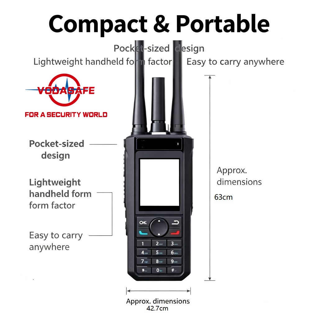 Vodasafe VS-D10Plus Ultra-Wideband UAV Detector | 300MHz-13.4GHz Portable RF Spectrum Analyzer