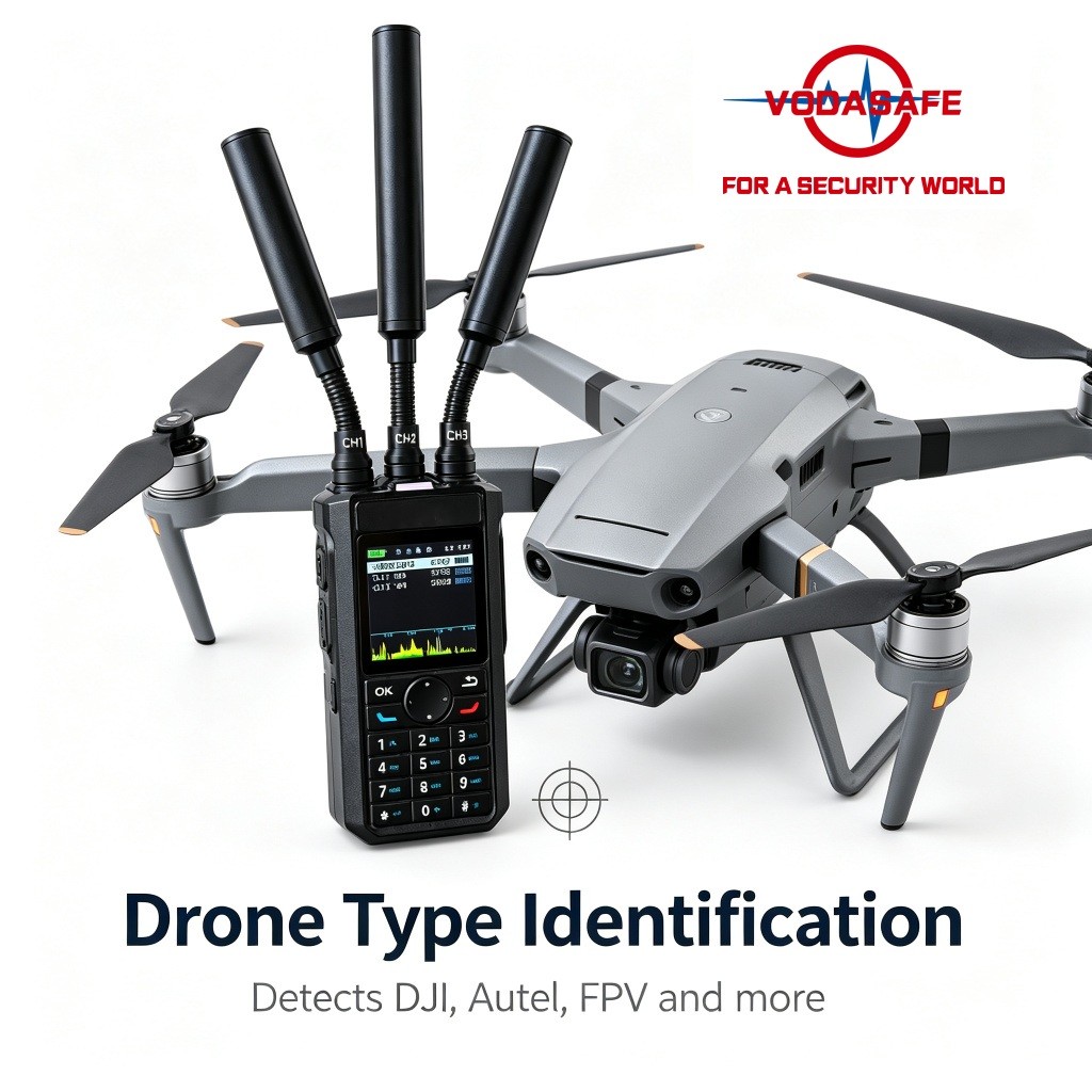 Ultra-Wideband Portable Drone Detector, 300MHz–13.4GHz Handheld UAV Detection Device