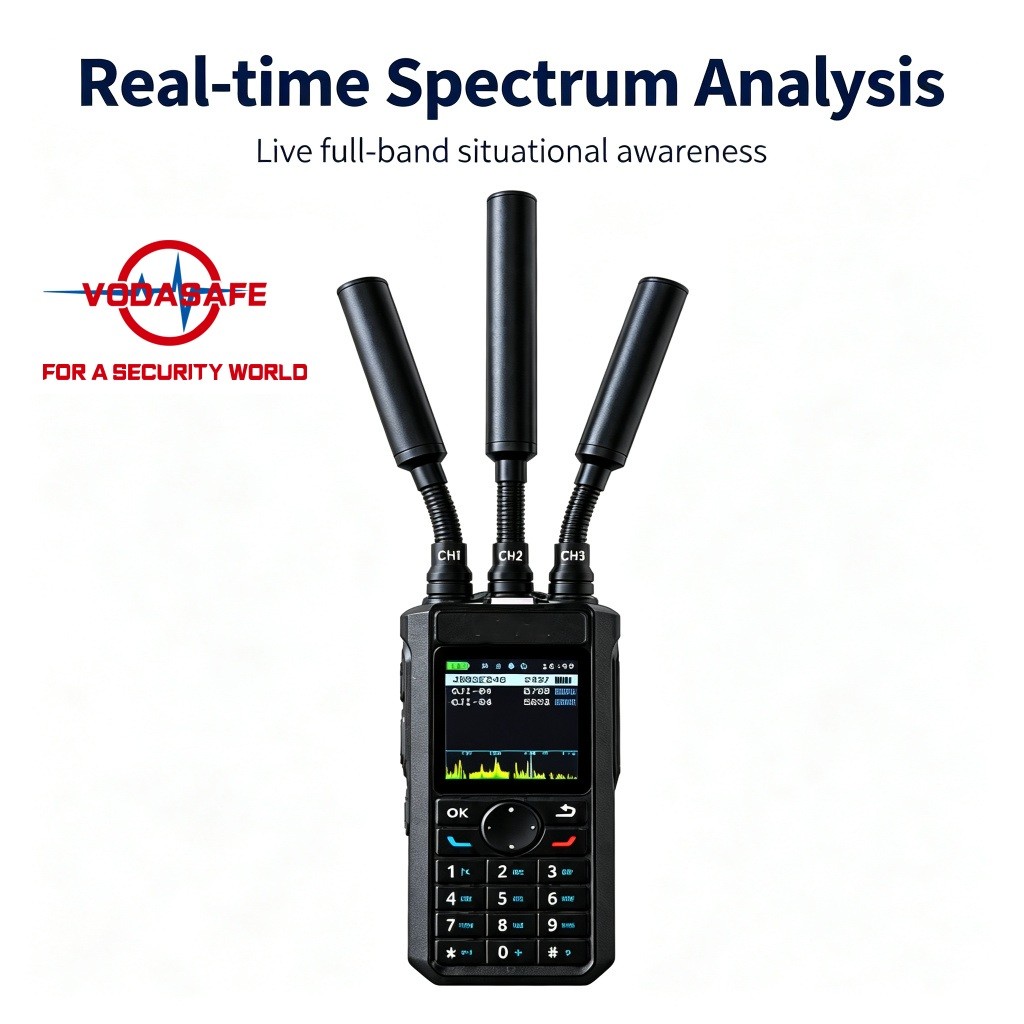 Ultra-Wideband Portable Drone Detector, 300MHz–13.4GHz Handheld UAV Detection Device