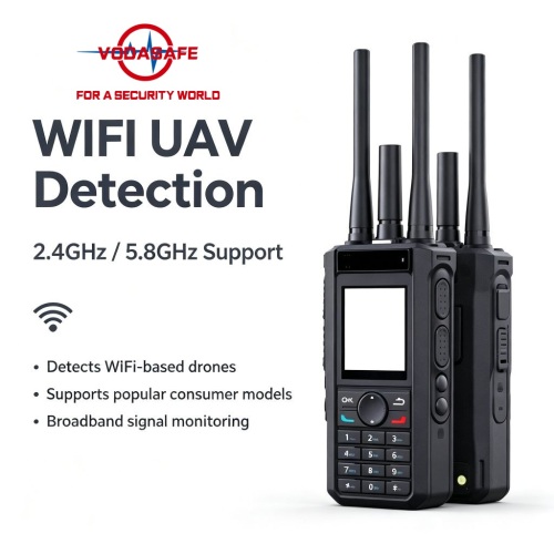 Vodasafe VS-D10Plus Ultra-Wideband UAV Detector | 300MHz-13.4GHz Portable RF Spectrum Analyzer