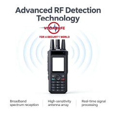 Vodasafe VS-D10Plus Ultra-Wideband UAV Detector | 300MHz-13.4GHz Portable RF Spectrum Analyzer
