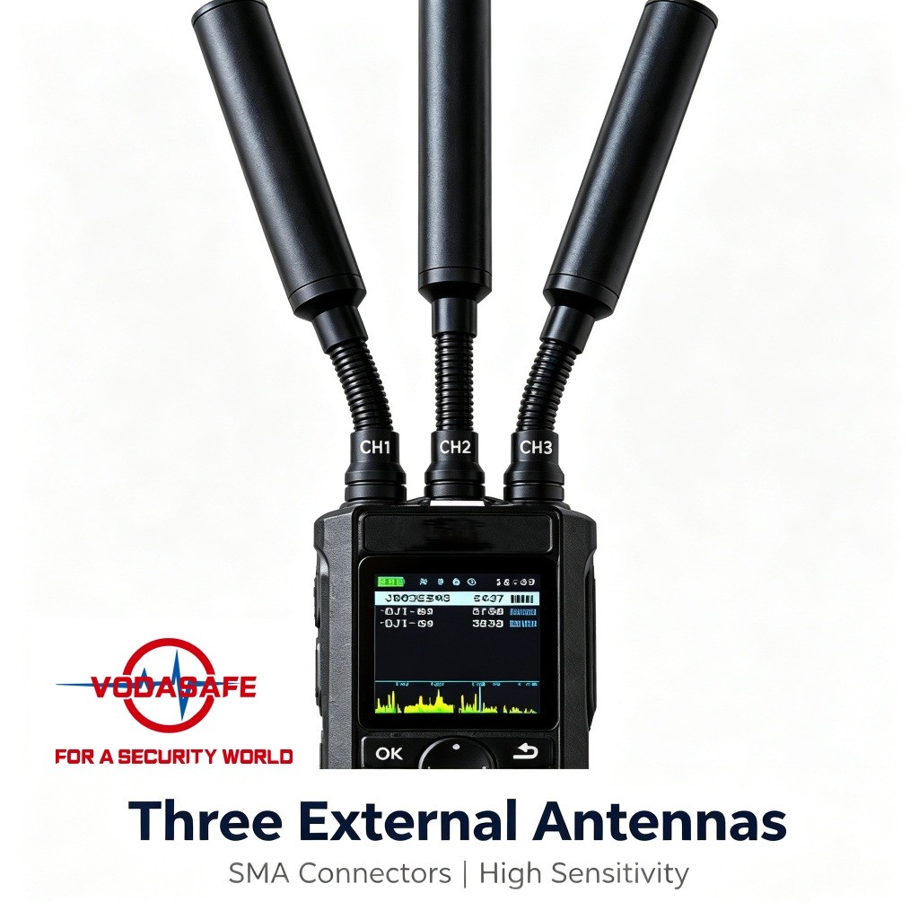 Ultra-Wideband Portable Drone Detector, 300MHz–13.4GHz Handheld UAV Detection Device