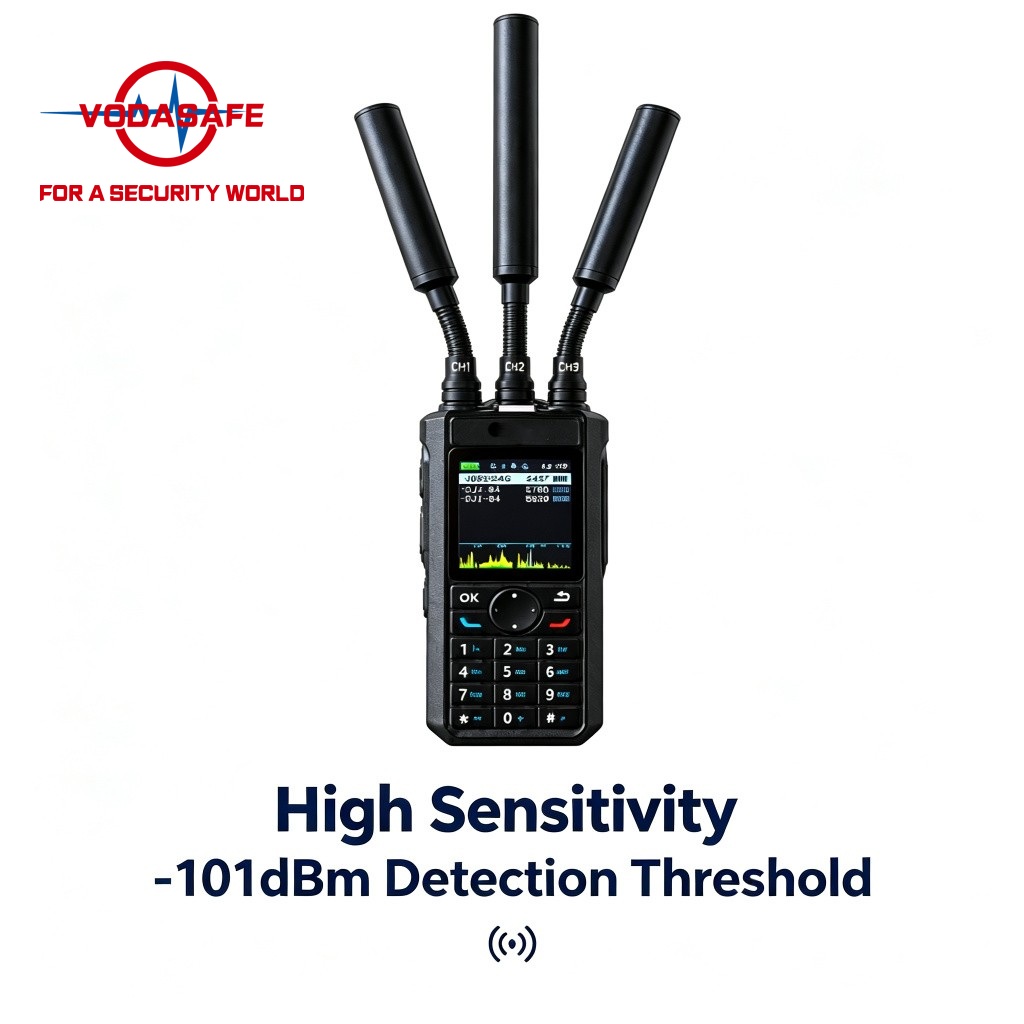 Ultra-Wideband Portable Drone Detector, 300MHz–13.4GHz Handheld UAV Detection Device
