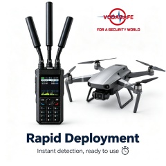 Ultra-Wideband Portable Drone Detector, 300MHz–13.4GHz Handheld UAV Detection Device
