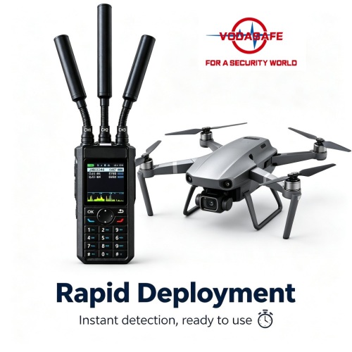 Ultra-Wideband Portable Drone Detector, 300MHz–13.4GHz Handheld UAV Detection Device
