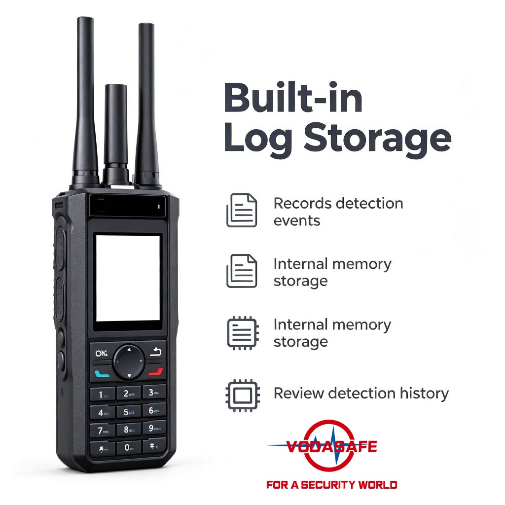 Vodasafe VS-D10Plus Ultra-Wideband UAV Detector | 300MHz-13.4GHz Portable RF Spectrum Analyzer