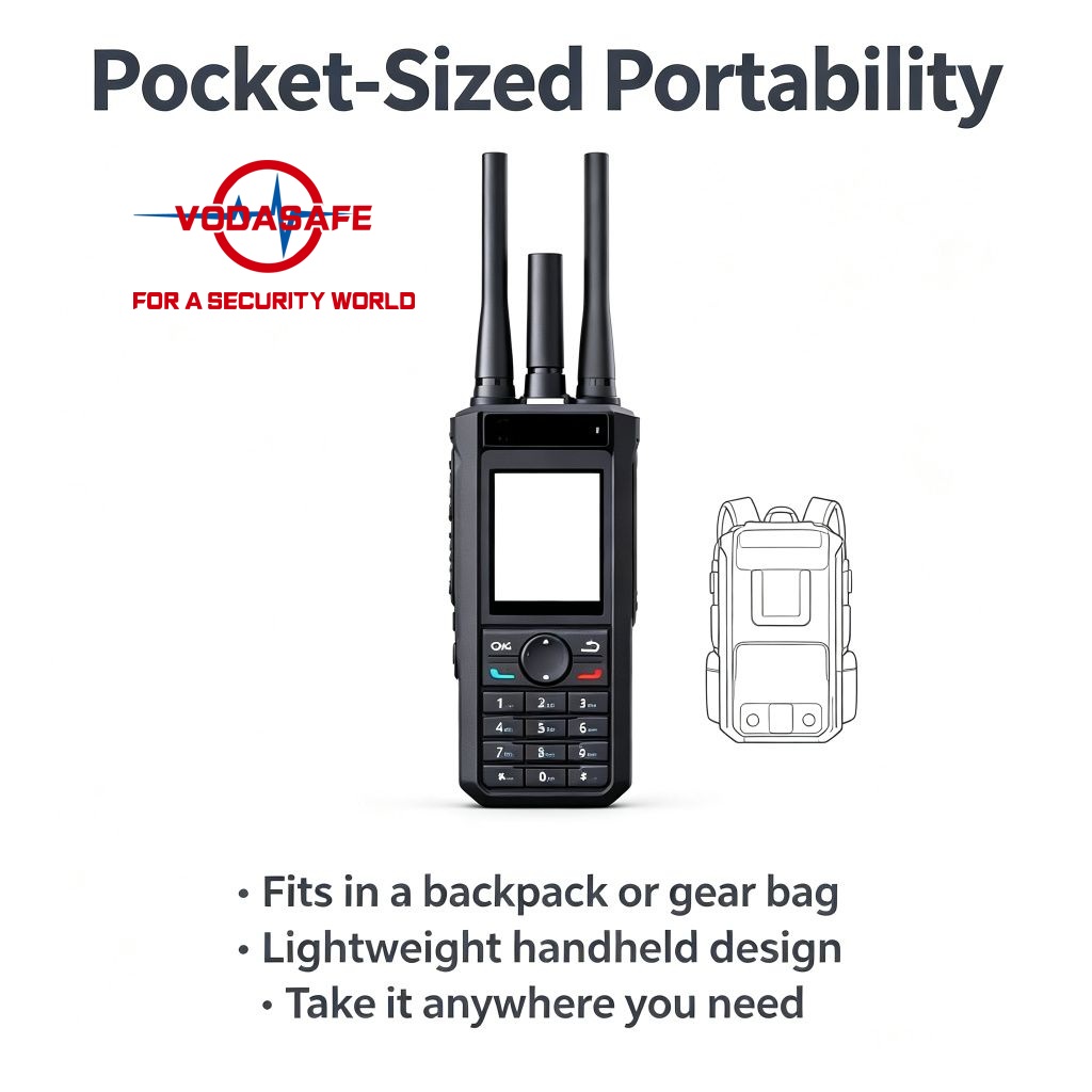 Vodasafe VS-D10Plus Ultra-Wideband UAV Detector | 300MHz-13.4GHz Portable RF Spectrum Analyzer