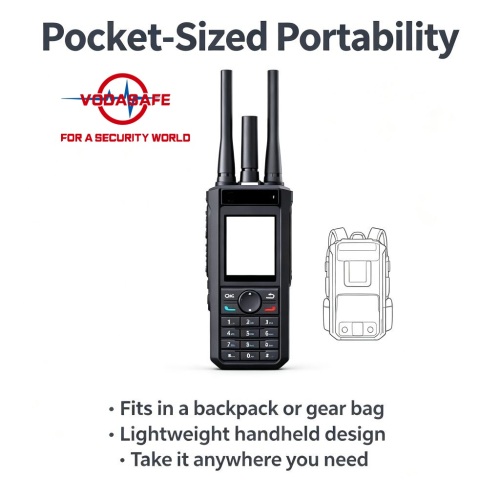 Vodasafe VS-D10Plus Ultra-Wideband UAV Detector | 300MHz-13.4GHz Portable RF Spectrum Analyzer