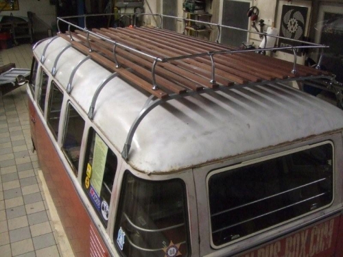 Stainless Steel 5 Bows Split/Bay  Bus Westfalia Style Roof Rack