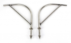 Stainless Steel Harp Mirror Arms Splitscreen  55-67 Pair