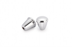 Dash Knobs Headlight/Ashtray 5MM Aluminum in Chrome