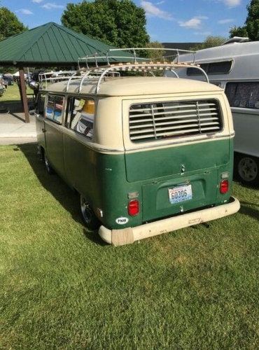 VWタイプ2リアウィンドー アイボリーブラインド T-2 '64-'79 FLAT4 ONLINE SHOP / VINTAGEリアウィンドー アイボリー