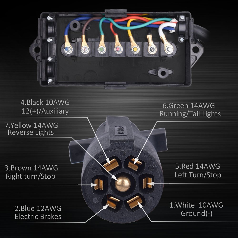 Trailer Light Wiring 7 Way With Junction Boxes