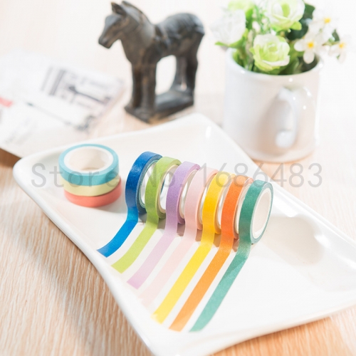 10 colors/lot beautiful hot sale gift washy tape