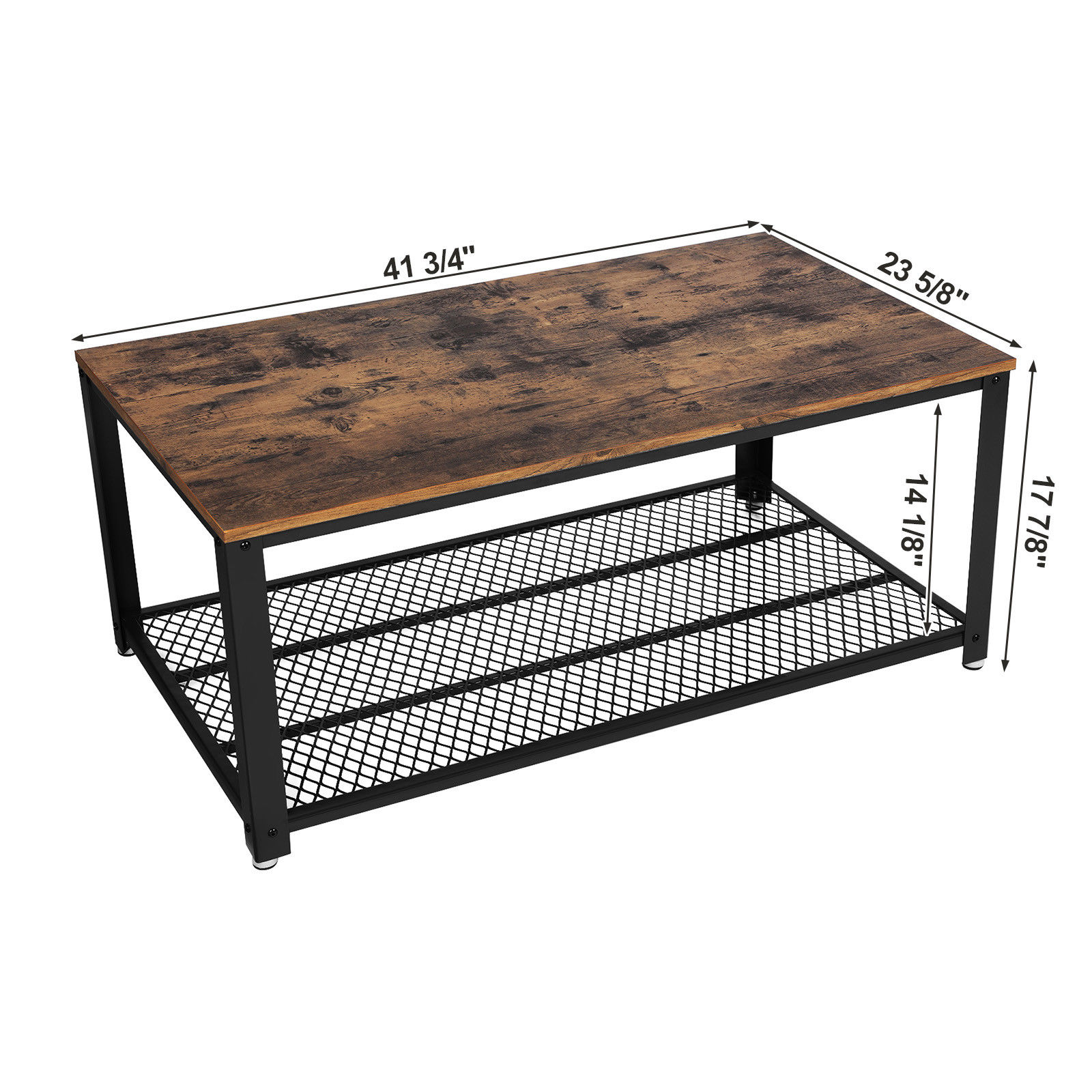 Coffee table coffee table with metal legs waterproof table top