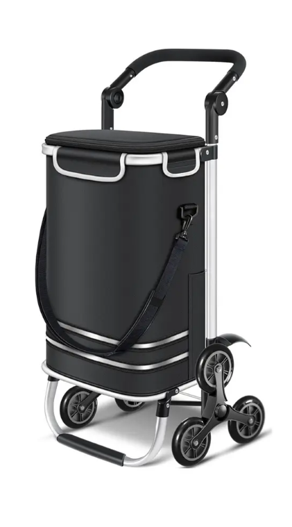 Shopping Trolley, 6 Wheels, Cool Compartment Shipping Bag