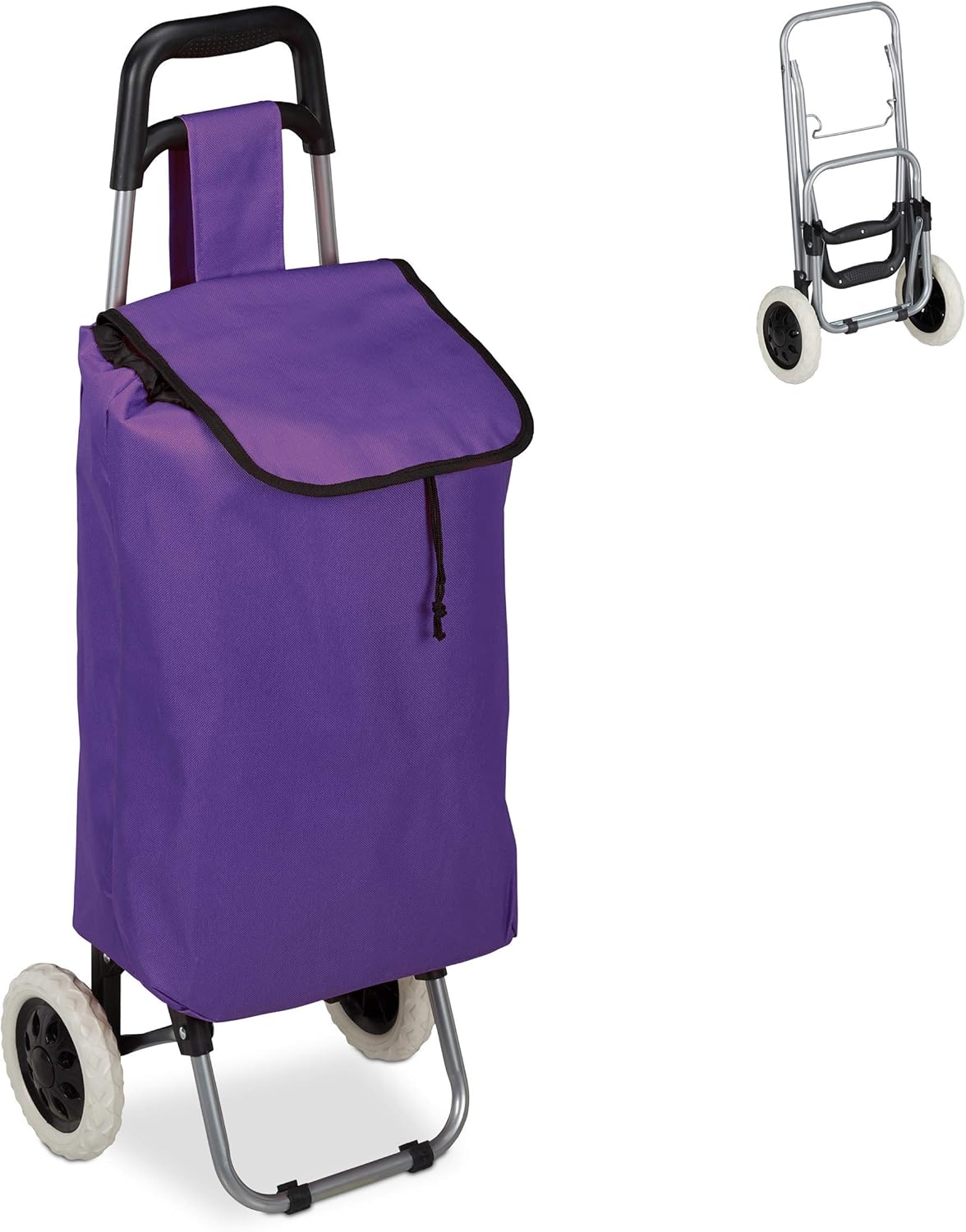 Folding Shopping Trolley, Cool Compartment Shipping Bag