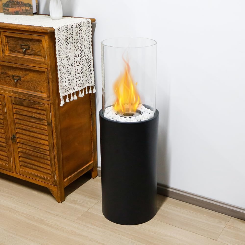 Freestanding Fire Bowl Pot Clean Burning Fireplace Bio Ethanol Fireplace
