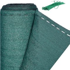 HDPE Garden Privacy Screen Fence Panel Wind Protection Sun Shade Net