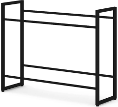 Double layer Drinks Crate Rack for 6 boxes, Drinks Crate Rack, Adjustable Feet