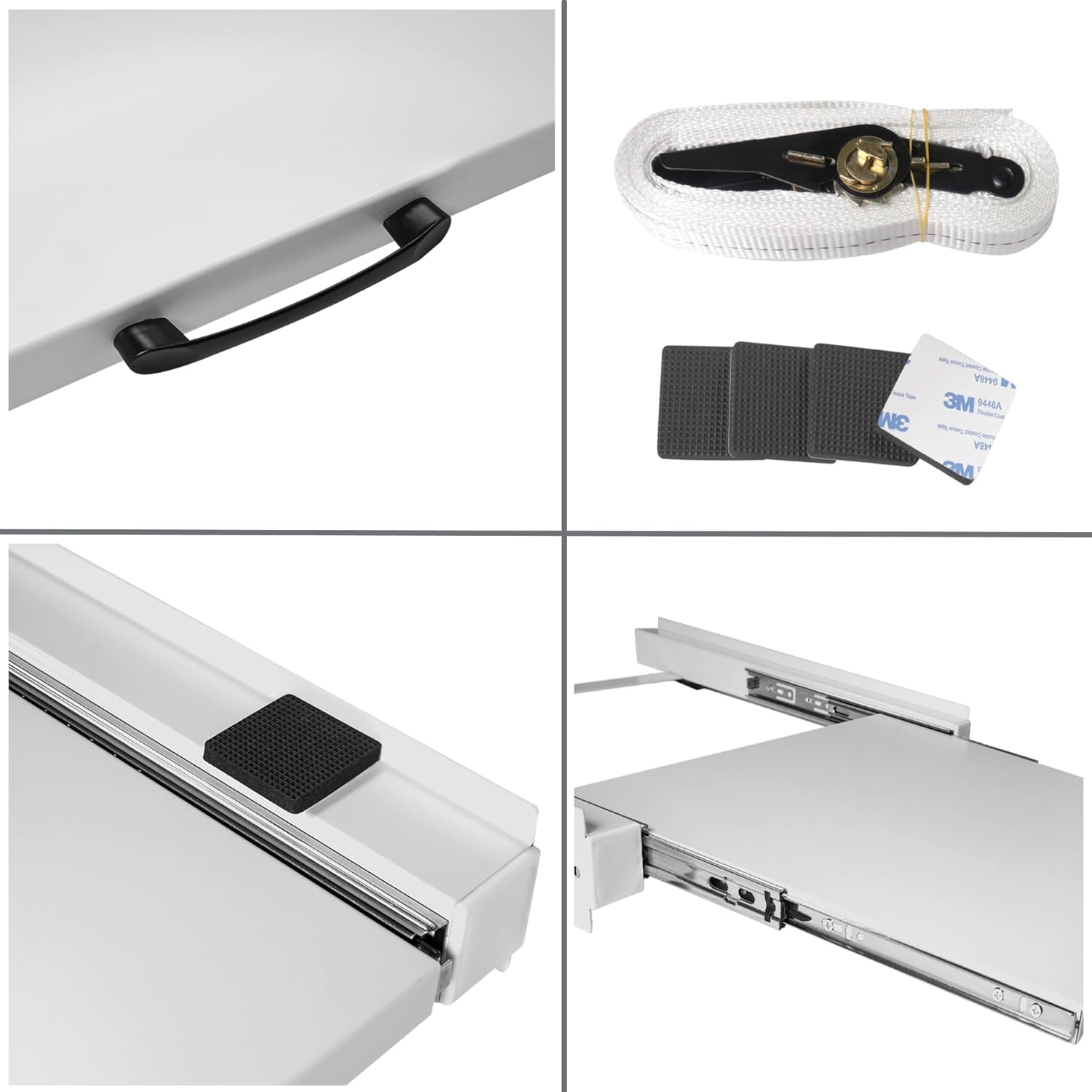 Stack Kit board with Shelf Accessories Fits Between Washing Machine and Dryer