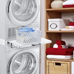 Stack Kit board with Shelf Accessories Fits Between Washing Machine and Dryer