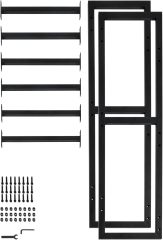 Three-layer Drinks Crate Rack, Drinks Crate Rack, Adjustable Feet
