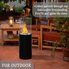Freestanding Fire Bowl Pot Clean Burning Fireplace Bio Ethanol Fireplace