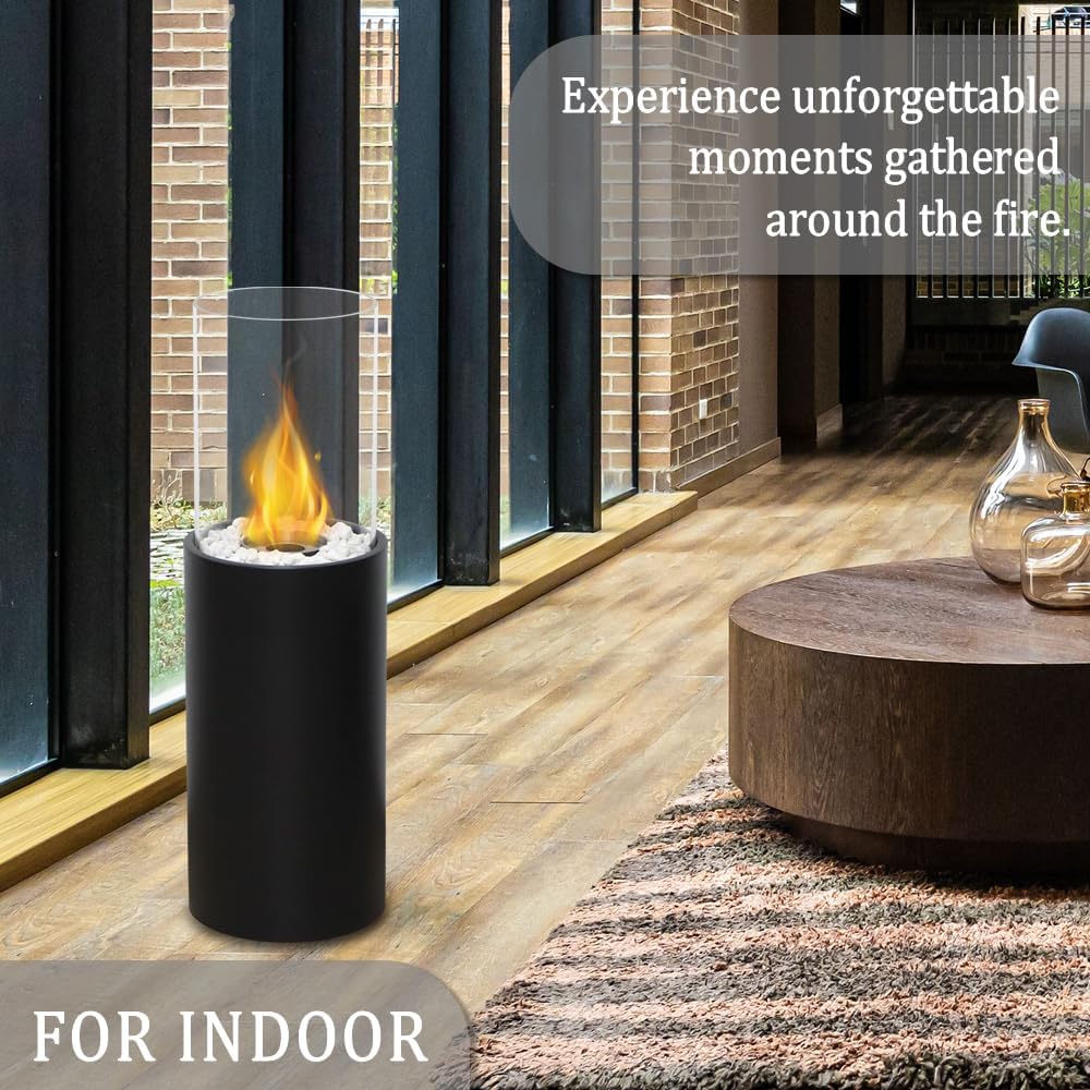 Freestanding Fire Bowl Pot Clean Burning Fireplace Bio Ethanol Fireplace
