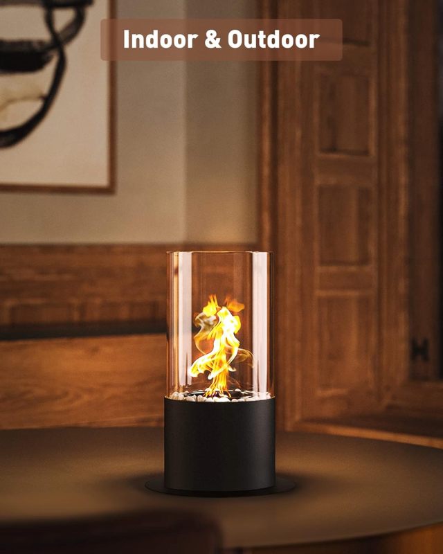 Bio-ethanol Table Fireplace Table Fire with PU Longer Burning Time