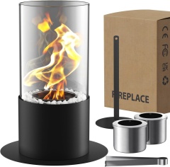 Bio-ethanol Table Fireplace Table Fire with PU Longer Burning Time