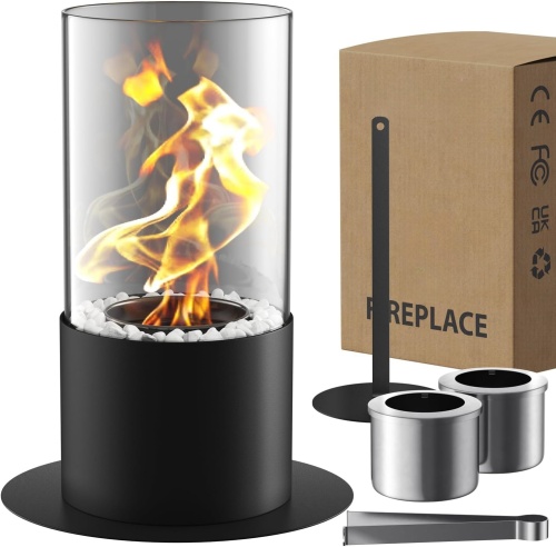 Bio-ethanol Table Fireplace Table Fire with PU Longer Burning Time