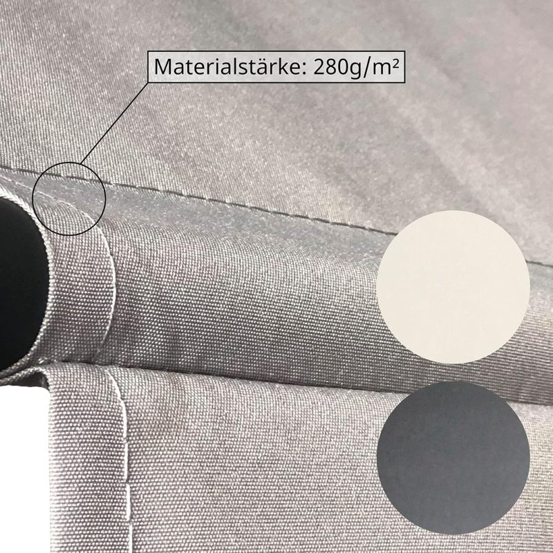 Sun Protection Awning Balcony with Hand Crank Height Adjustable Awning