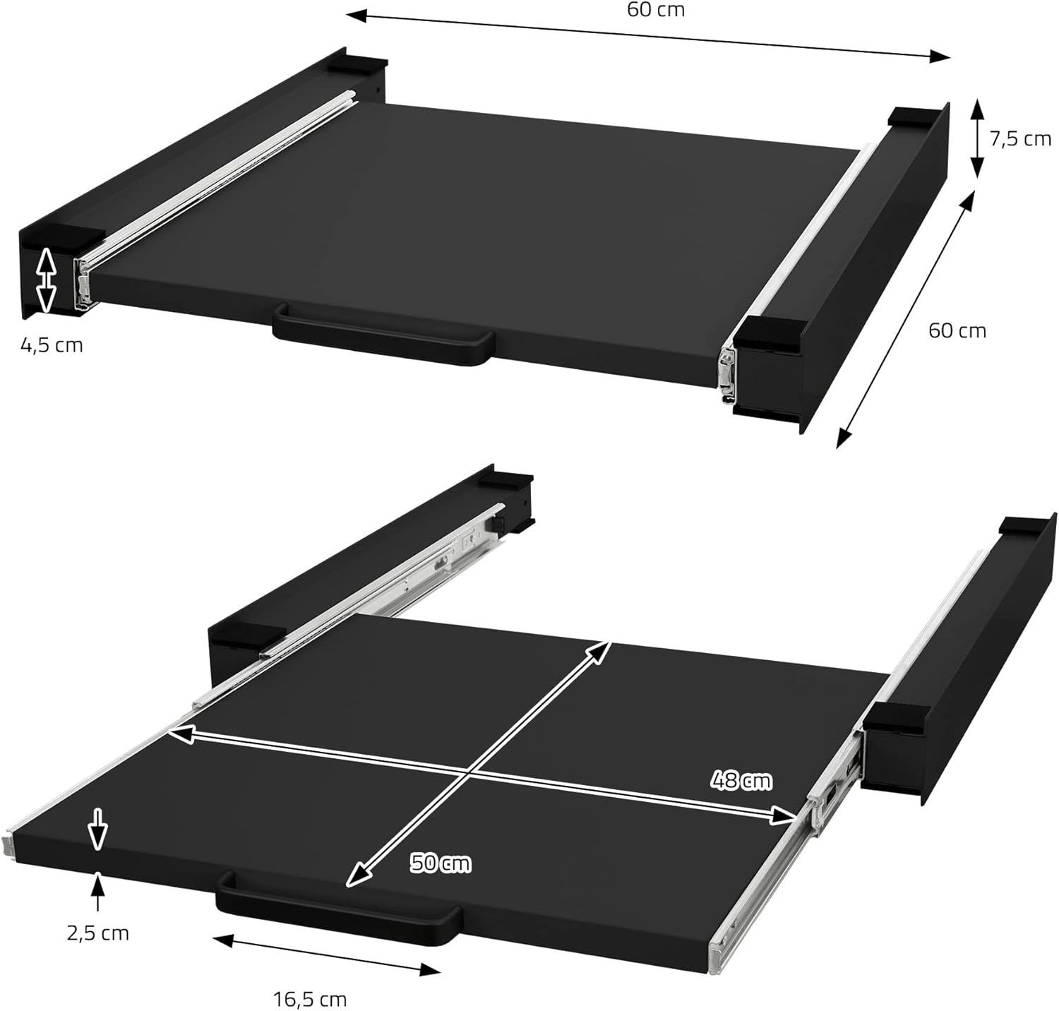 Universal Washing Machine Stacking kit for Washing Machine and Dryer,Black Washing Machine Connection Frame Kit