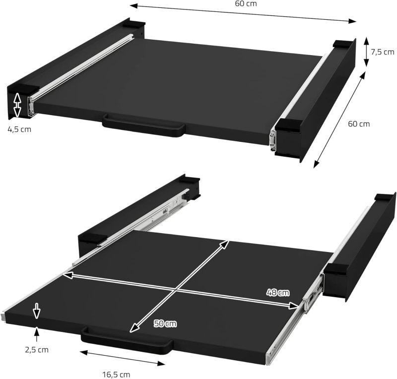 Universal Washing Machine Stacking kit for Washing Machine and Dryer,Black Washing Machine Connection Frame Kit