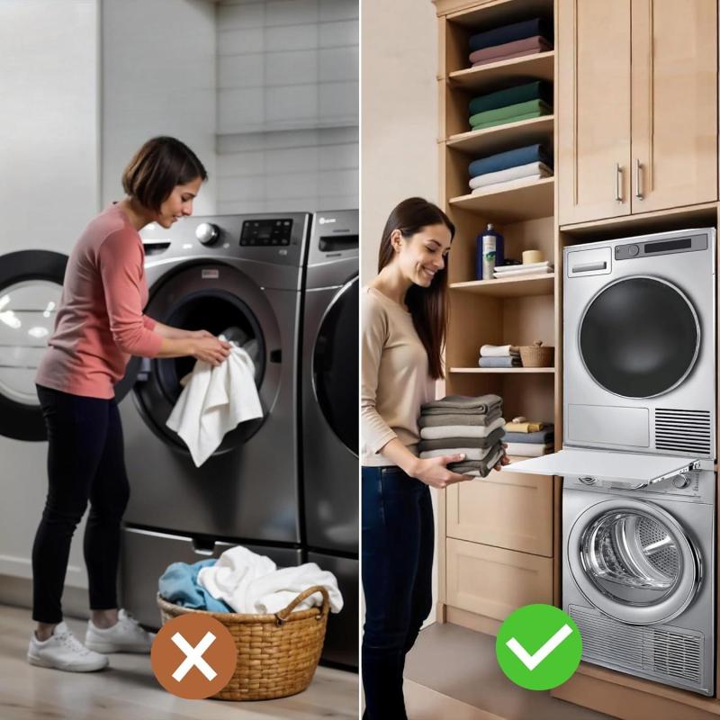 Washing Machine Stacking Kit Washing Machine and Dryer Stacking Set Universal Intermediate Frame