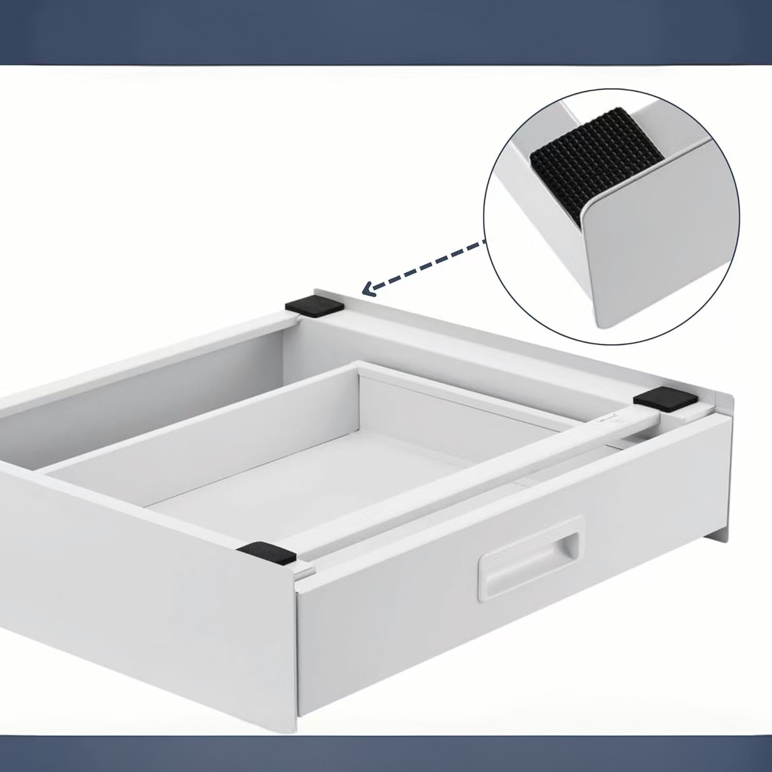 Washing Machine Stacking Kit with Drawer Connecting Frame for Washing Machine/Dryer with Rope