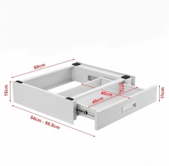 Washing Machine Stacking Kit with Drawer Connecting Frame for Washing Machine/Dryer with Rope