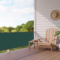Balcony Privacy Screen 150 g/m² ，100x600cm Wind Protection UV Protection with Cable Ties